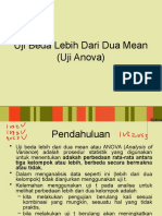 Biostat Dasar Sesi 8 Uji Beda Lebih Dari Dua Mean