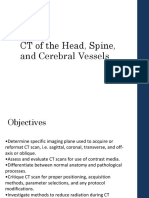 Head Spine and Cerebral Vessels CT