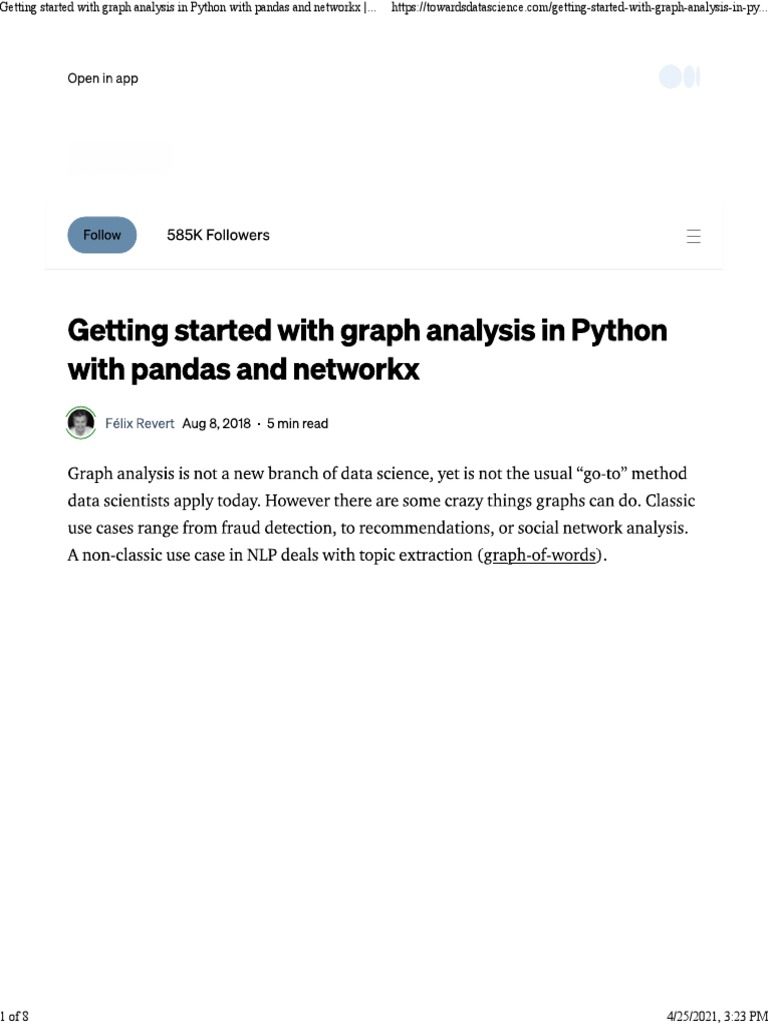 Getting Started With Graph Analysis in Python With Pandas and Networkx ...