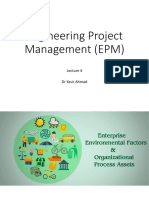 Engineering Project Management (EPM) : DR Yasir Ahmad