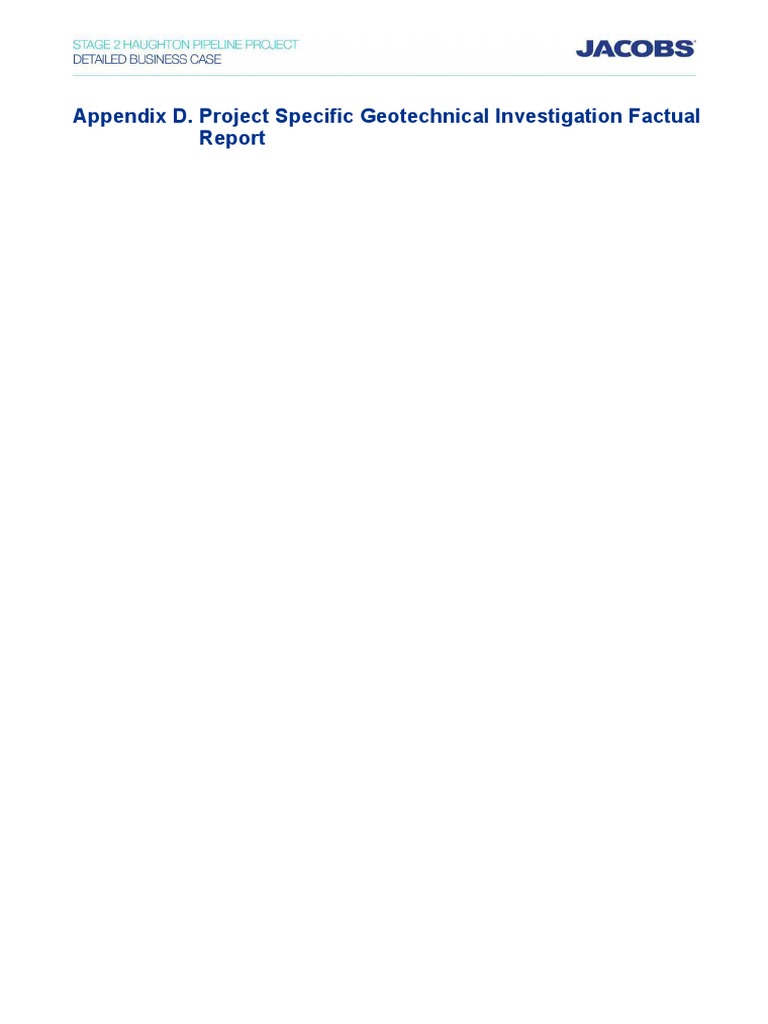 Appendix A Geotechnical Investigation Report Part 3 | PDF | Soil ...
