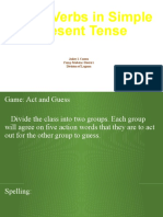Using Verbs in Simple Present Tense (Repaired)