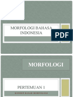 Morfologi Bahasa Indonesia Lengkap