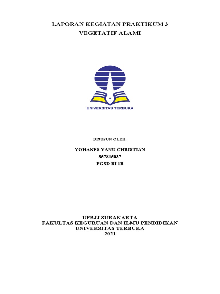 LAPORAN KEGIATAN PRAKTIKUM 3 Vegetatif | PDF