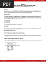 Sas Oracle Loading Methods