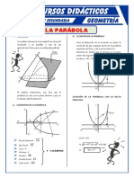 La Parabola Geometría Analítica Para Quinto de Secundaria