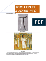 Bautismo en El Antiguo Egipto