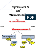 Microprocessors-II and Microcontroller: By: Dr. Ina'am Fathi Khudher