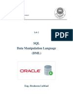 SQL DML Lab