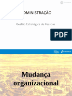 Gestão da mudança organizacional