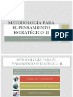 Metodologia para El Pensamiento Estrategico II-rev1