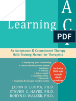 Learning ACT - An Acceptance and Commitment Therapy Skills-Training Manual For Therapists (PDFDrive)