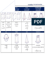 Formule Corpuri Geometrice - En