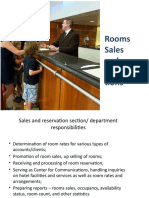 Rooms Sales and Reservations