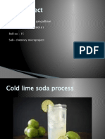CSLSP - Cold Lime Soda Softening Process