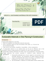 Sustainable Materials For Site Planning