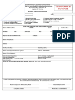 This Form Is Not For Sale: Overseas Wokers Welfare Administration