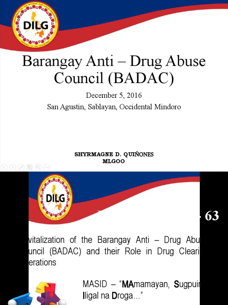 BADAC Roles in Drug Abuse Prevention | PDF | Child Protection | Human ...