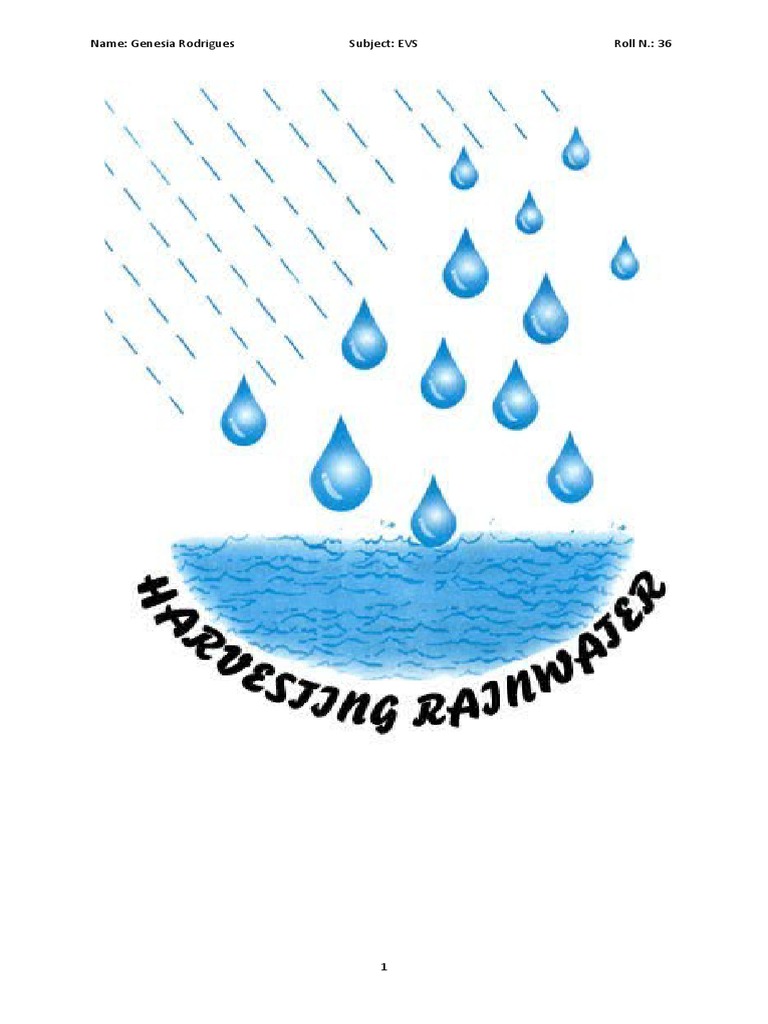 Rain Water Harvesting | PDF | Water | Water Conservation