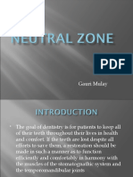 Neutral Zone Concept in Prosthodontics