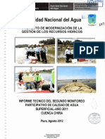 Autoridad Nacional Del Agua: Proyecto de Modernización de La Gestión de Los Recursos Hidricos