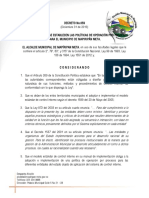 DECRETO No. 059 DE 2013 - ADOPCION POLITICA DE OPERACION POR PROCESOS