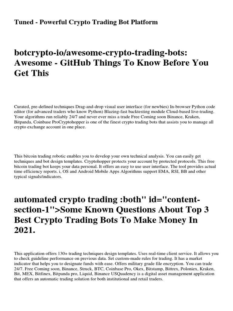 Different Types of Crypto Trading Bots New Nuxtjs Articleszkavmkcfzk