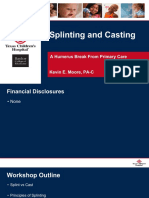 Splinting and Casting