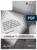 Guia DOCENTE Lengua y Literatura 3ro