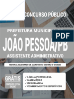 Op 072dz 20 Joao Pessoa PB Assistente Adm