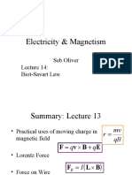 Electricity & Magnetism: Seb Oliver Biot-Savart Law