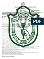 Beehive U-2, Worksheet