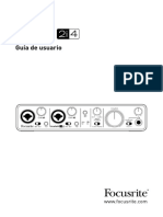 Manual Focusrite Scarlett 2i4