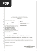 Download Microsoft v Barnes and Noble by pandersonpllc SN51324513 doc pdf