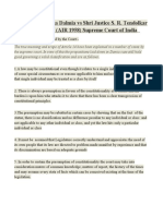 Article 14-Principles of Dalmia Case