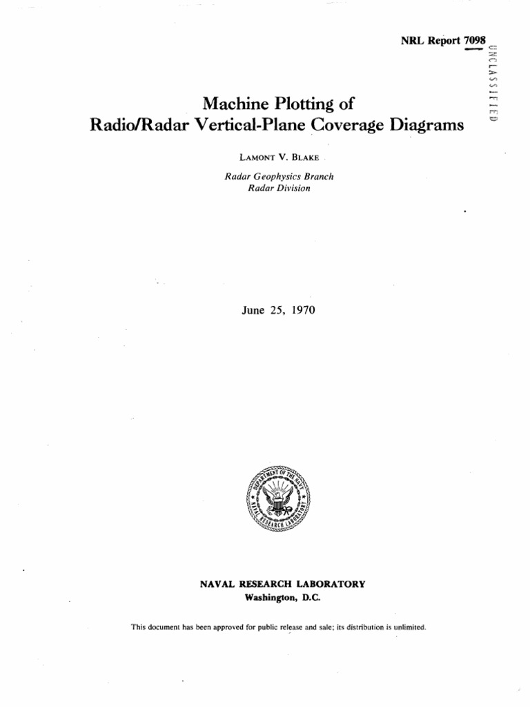 Radar Vertical Coverage Diagrams | PDF | Antenna (Radio) | Radar