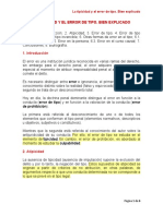 La Tipicidad y El Error de Tipo