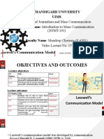 15 Lasswell's Communication Model