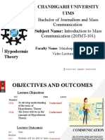 Bachelor of Journalism and Mass Communication Communication (20JMT-101)