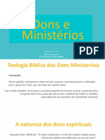 Apresentação 3 - Dons e Ministérios