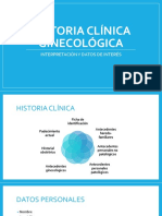 Historia Clínica Ginecológica