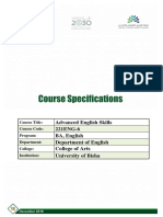 T4 - Course Specifications - L3 - 02 - 221eng-6 - Advanced - English - Skills