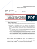 Examen Parcial Segunda Unidad CDH