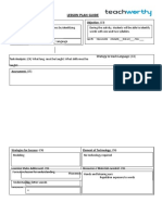 Lesson Plan Guide: Specific Measureable Attainable Relevant - Time