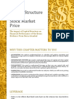 Capital Structure & Stock Market Price - 22042019