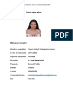 Curriculum Vitae Mishell