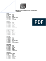 Calendario de Certificacoes 2 Semestre de 2021