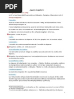 Aspects-Budgetaires