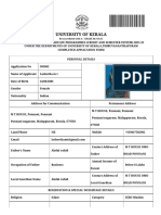 Kerala University Admissions