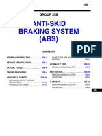 Anti-Skid Braking System (ABS) : Group 35B